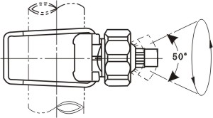 夾扣噴嘴噴水示意圖